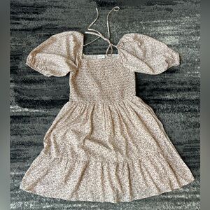 BOHME Floral Puff Sleeve Mini Dress